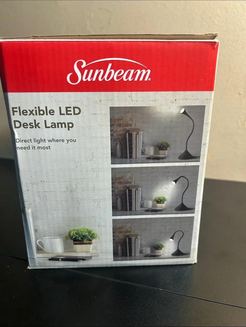 Sunbeam Flexible LED Desk Lamp New in Box.